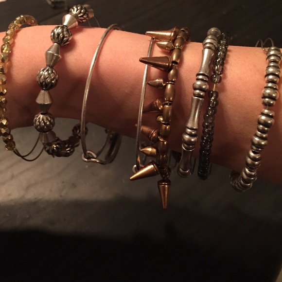 8 Alex & Ani bracelets