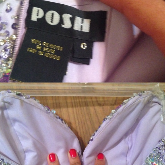 Short Purple Prom Dress 💜 - Picture 3 of 4