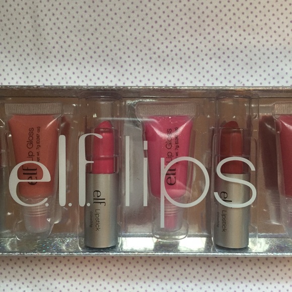 Elf lipstick and lip gloss