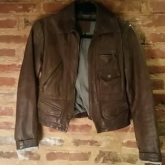 Leather jacket