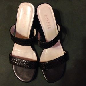 Black RL - 9 1/2 B Sandal.