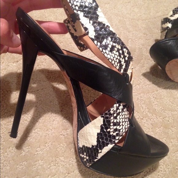 L.A.M.B. Shoes - L.A.M.B sling back 4 inch platform heels!!