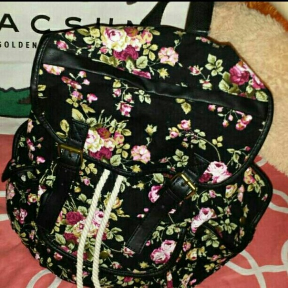 Floral backpack