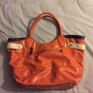 Orange satchel