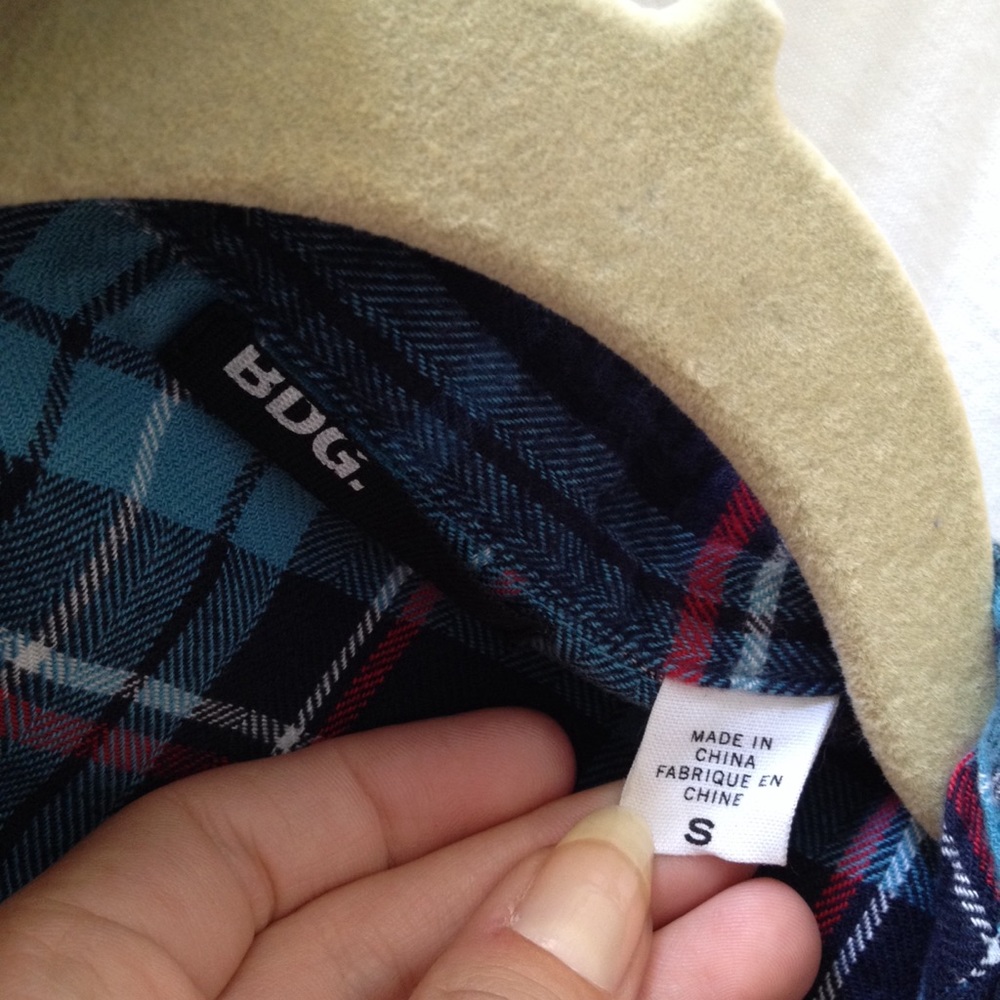 Blue urban outfitters BDG flannel - Picture 6 of 6