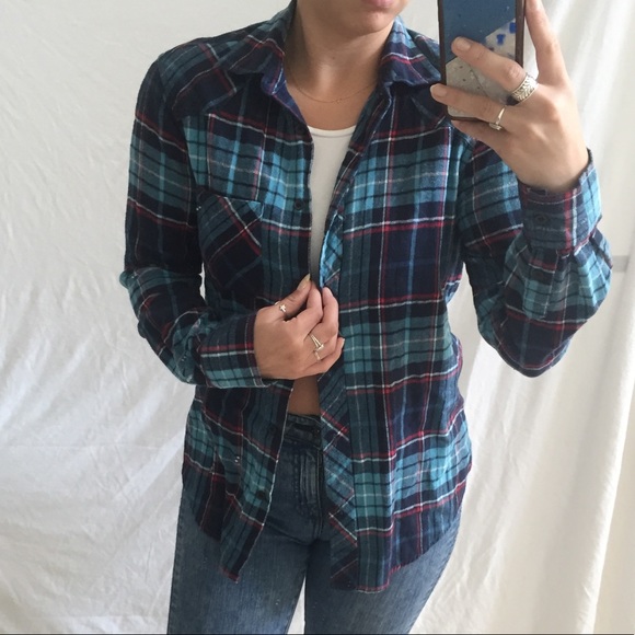 Blue urban outfitters BDG flannel - Picture 4 of 6