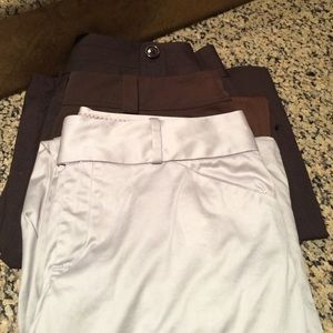 Bundle 3 pairs of pants-2 brown and 1 gray