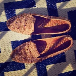 Sam Edelman Pink studded flats- sz 7🎀