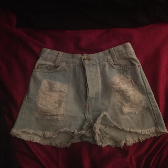High waisted shorts