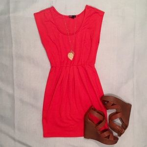Orange Red Blossom Dress