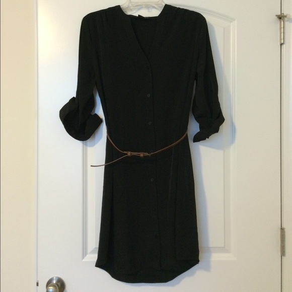 SOLD.. Black shirtdress