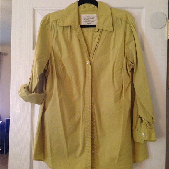 Green cotton top