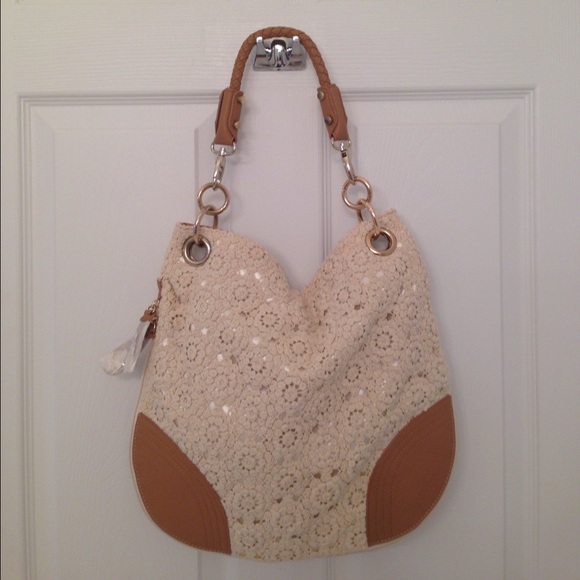 Beautiful floral handbag.