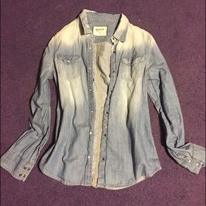 Denim button shirt