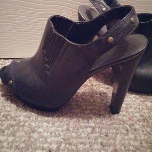 Jessica Simpson Black Booties Heels