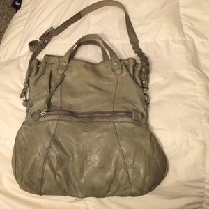 Lucky fold over crossbody leather