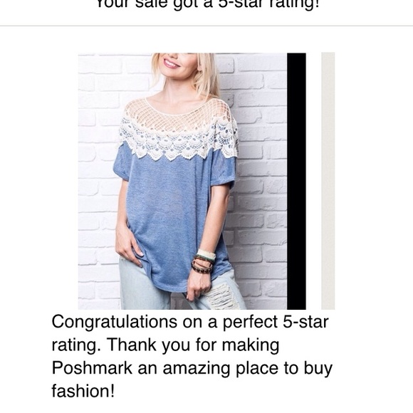 ️SOLD in bundle Embellished shoulder tunic - Picture 4 of 4