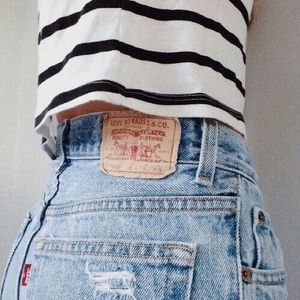 High waisted Levi's!