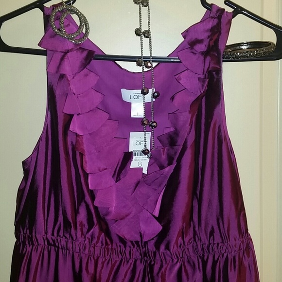 LOFT V Neck Dress