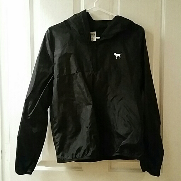 SOLD PINK Black Anorak Jacket