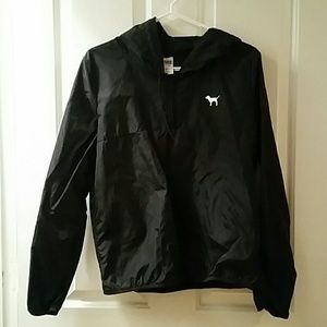 SOLD PINK Black Anorak Jacket