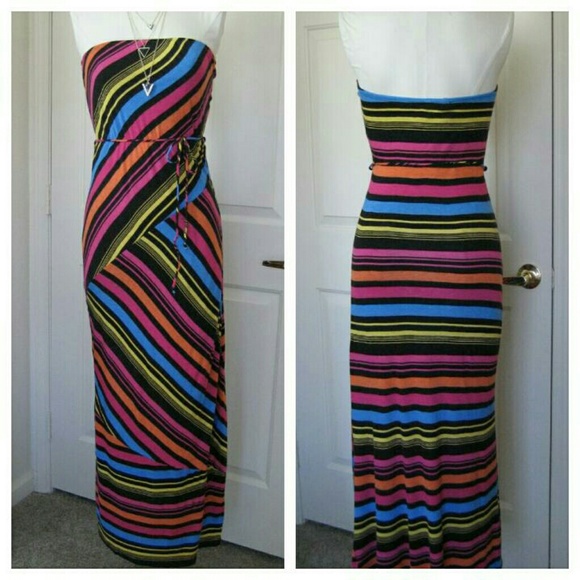 Bold Stripe Maxi dress