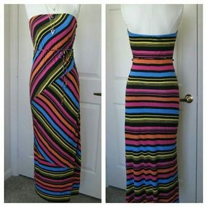 Bold Stripe Maxi dress