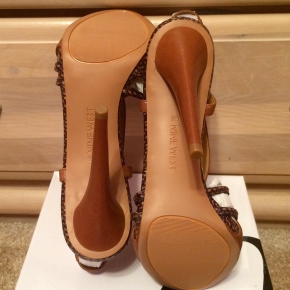❗️REDUCED❗️Nine West Allysse Leather Sandal - Picture 4 of 4