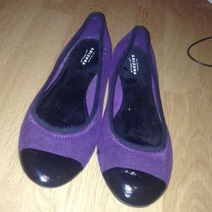Purple Arizona flats.
