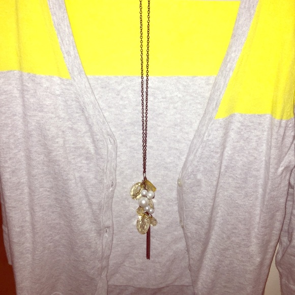 Special crafted long chain dangling necklace