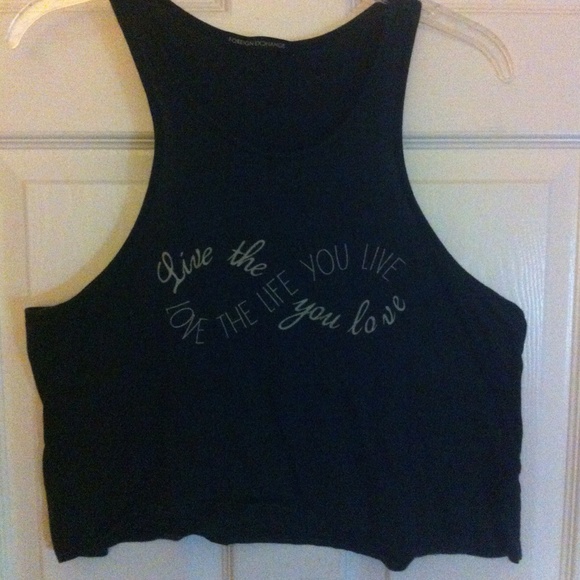 Foreign Exchange Infinity Crop Top - Picture 1 of 3