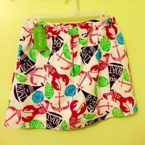 🎀SOLD🎀Lilly Pulitzer M Skirt in Summer Classics