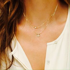 Lucky Horseshoe Double Layer💎Necklace