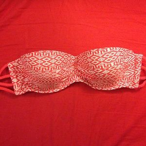 push up bandeau bikini