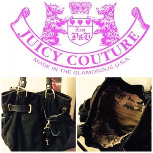 💯 Authentic Juicy Couture velour bag