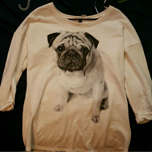 Oversized Pug Sweater