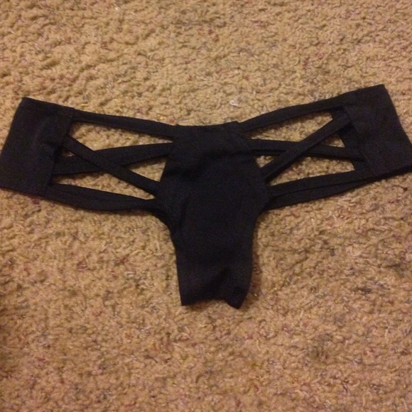 Little Black Diamond X cross cut out bottoms