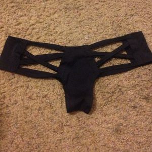 Little Black Diamond X cross cut out bottoms