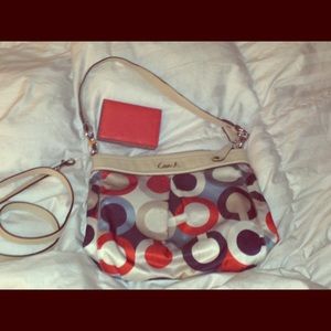 Coach purse with matching wallet