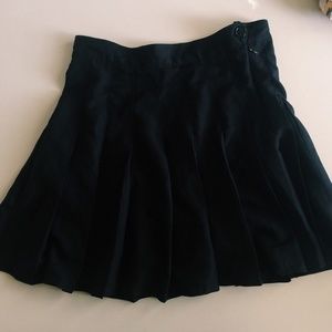 Black tennis skirt