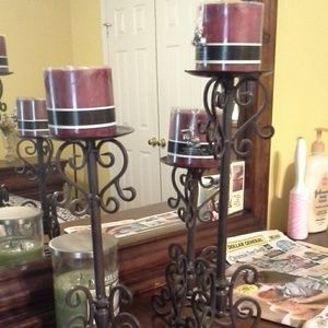 3 Candle holders