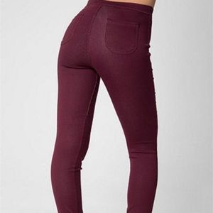 💕AA Maroon Easy Jeans💕