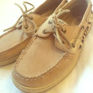 Cheetah Print Sperry Top-Siders Womens 8.5