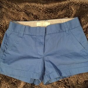 J. Crew Sky Blue Broken In 3" Chino Shorts