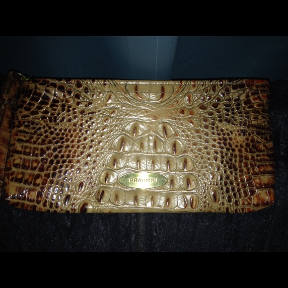 Brahmin Toasted Almond Clutch