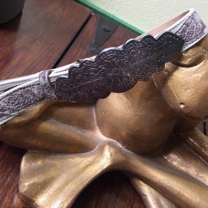 Street ahead leather belt