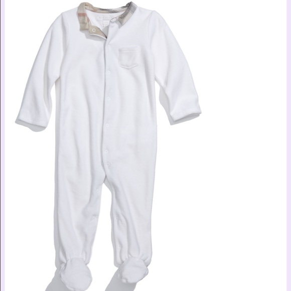 Burberry infant footie