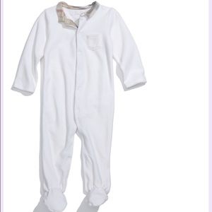 Burberry infant footie