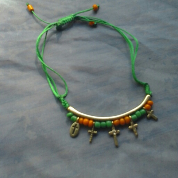 Handmade from Uruguay cross bracelet - Picture 1 of 1