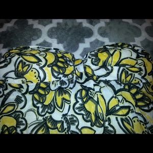 Bright summer tube top